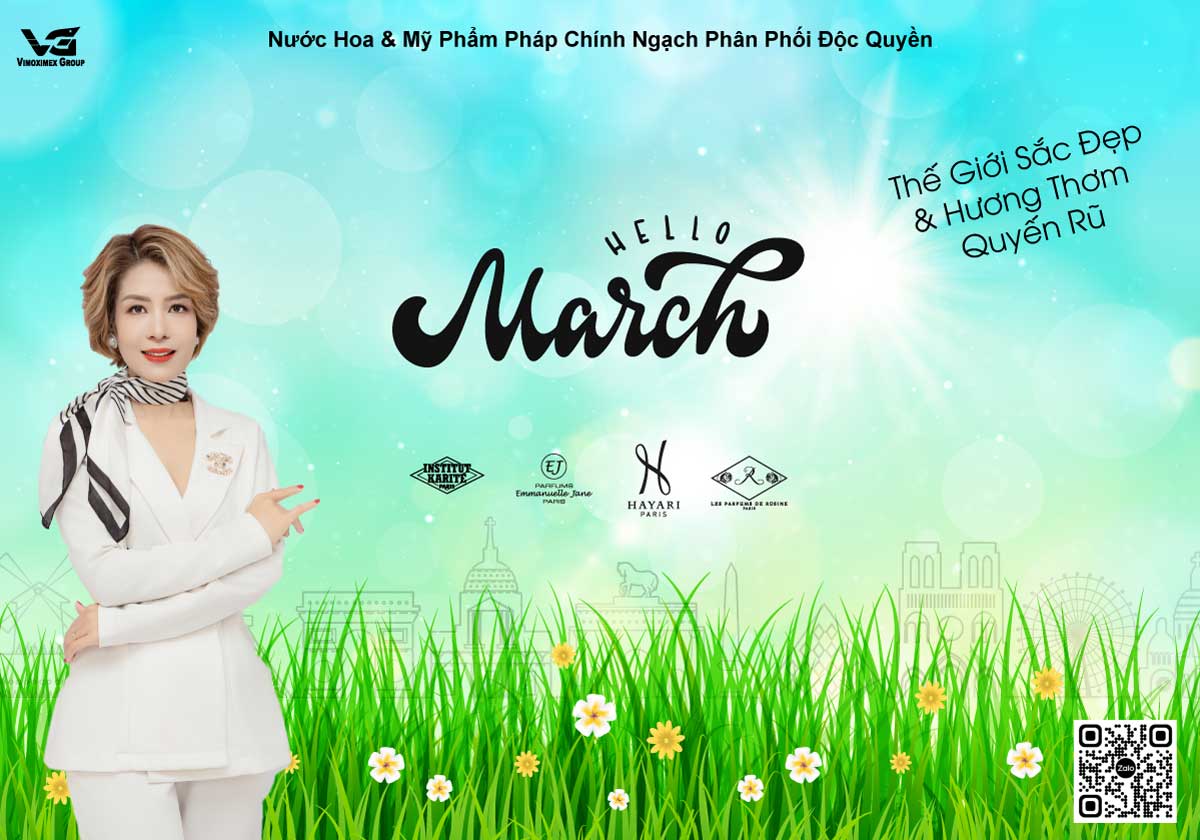 Vimoximex Group Hello March 2026 French perfumes and cosmetics